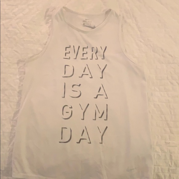 White Nike Pro tank top Xsmall - Picture 1 of 1